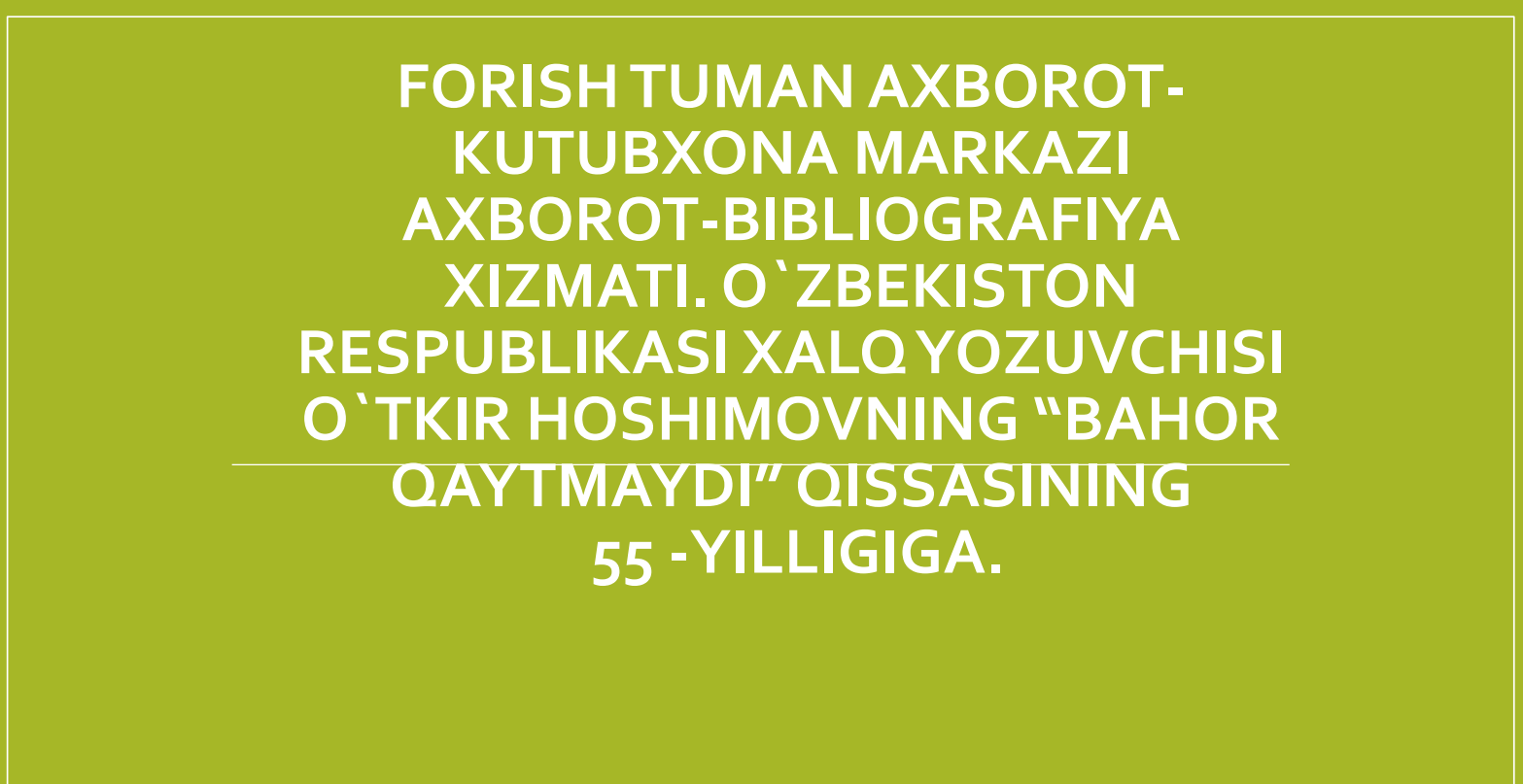 O`tkir_Hoshimov_Bahor_qaytmaydi_virtual_ko`rgazma